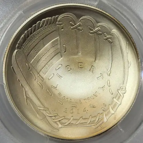 2014-P $1 Baseball Hall of Fame First Strike Cassie McFarland Signature (3)