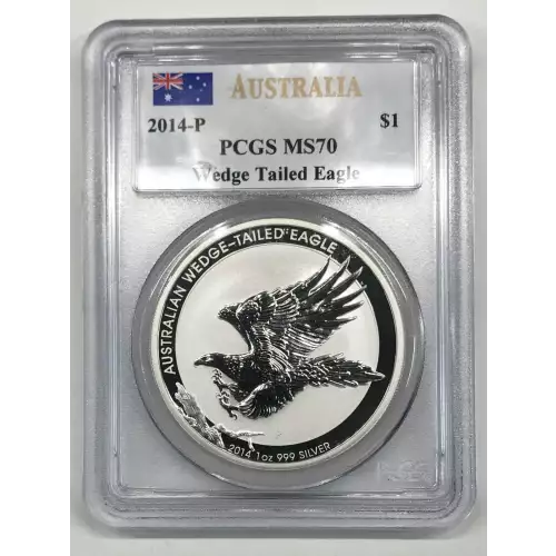 2014-P $1 Wedge Tailed Eagle Mercanti Signature