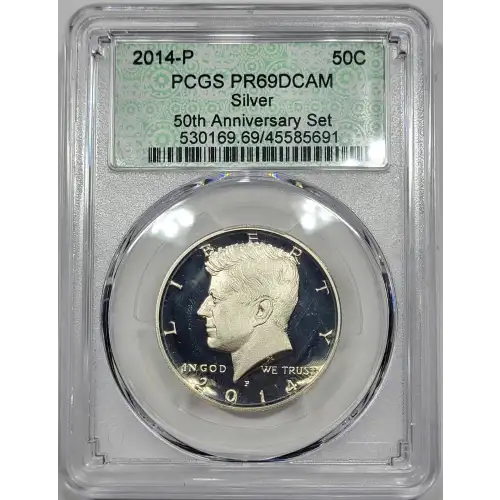 2014-P 50C Silver 50th Anniversary Set, DCAM (3)