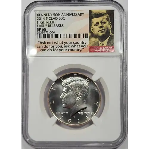 2014 P HIGH RELIEF EARLY RELEASES KENNEDY 50th ANNIVERSARY (4)
