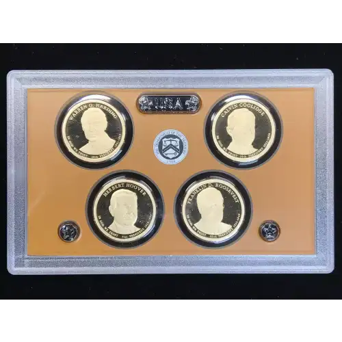 2014-S Presidential Dollar Proof Set w US Mint OGP - Box & COA (5)