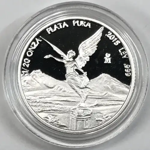 2015-Mo Mexico 1/20 oz (onza) Proof Silver Libertad  [DUPLICATE for #553749] (2)