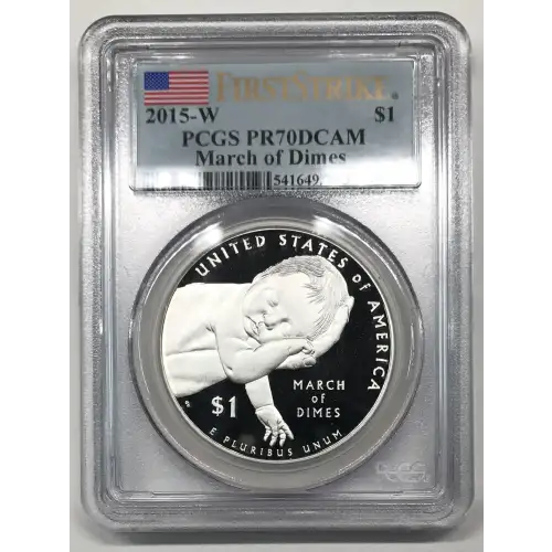 2015-W $1 March of Dimes First Strike, DCAM