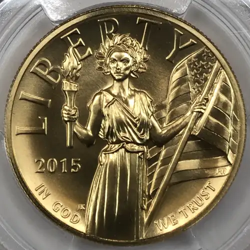 2015-W $100 High Relief First Strike .9999 Fine Gold Foil (3)