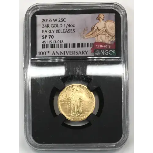 2016 24K GOLD 1/4oz EARLY RELEASES (2)
