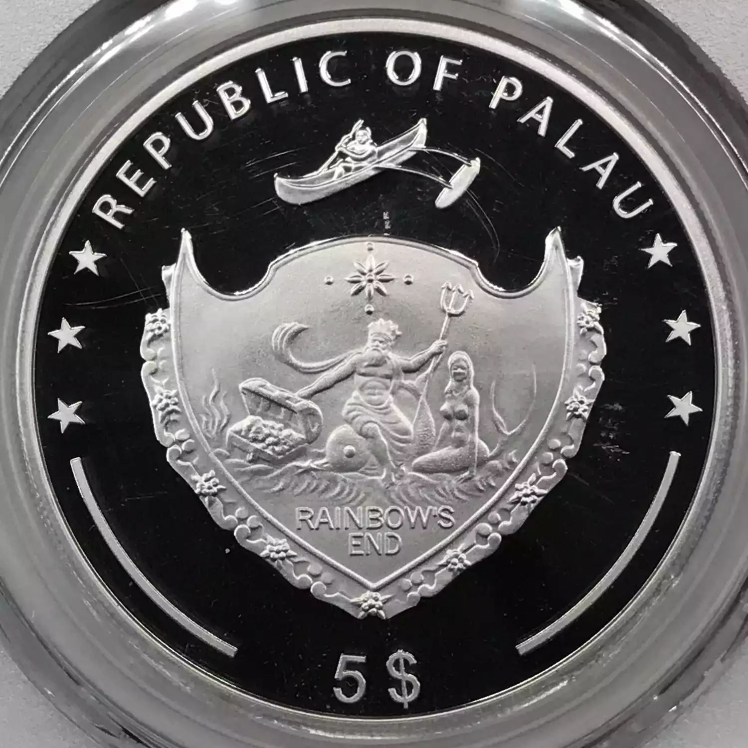 2016 PALAU Silver 5 DOLLARS PCGS PR-70 DCAM The White House - Old