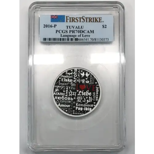 2016-P $2 Language of Love First Strike, DCAM