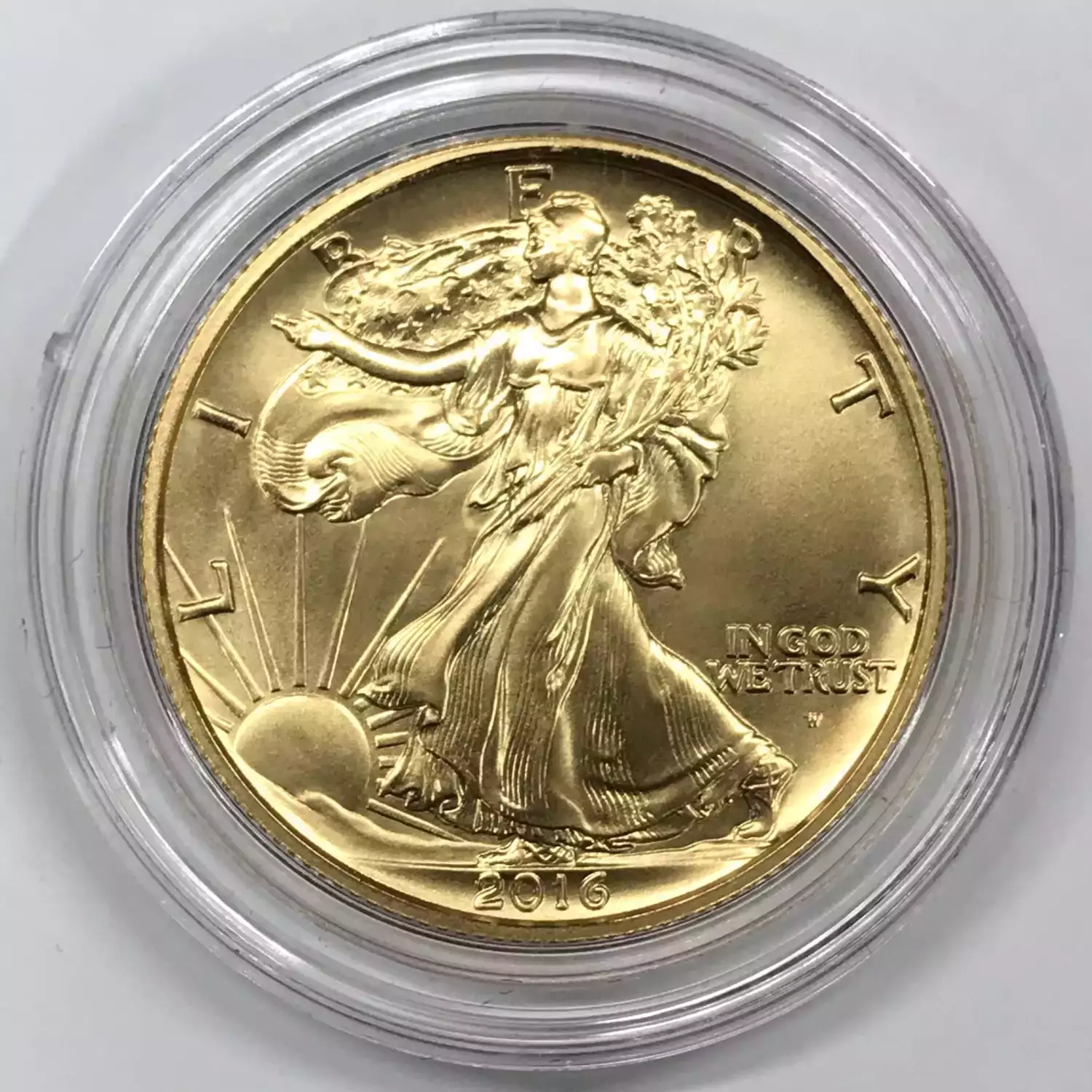 2016 W Walking Liberty Half Dollar Centennial 1 2 oz Gold Coin w