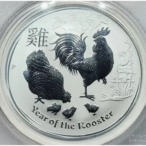 2017 1 oz Silver PCGS MS-70 Australia Year of the Rooster  First Strike generic
