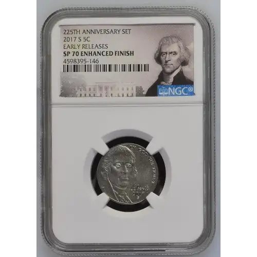 2017 EARLY RELEASES 225TH ANNIVERSARY SET ENHANCED FINISH (2)
