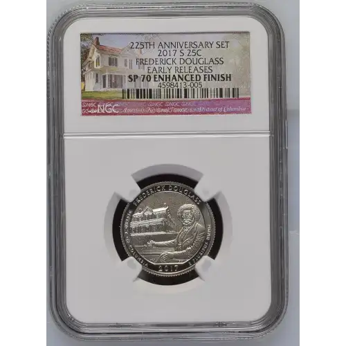 2017 FREDERICK DOUGLASS EARLY RELEASES 225TH ANNIVERSARY SET ENHANCED FINISH (2)