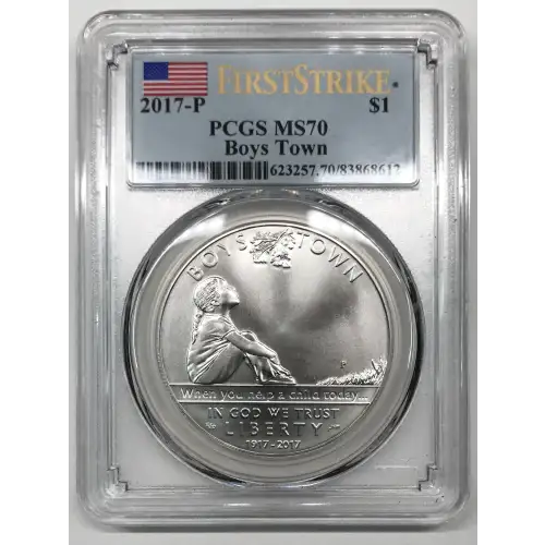 2017-P $1 Boys Town First Strike