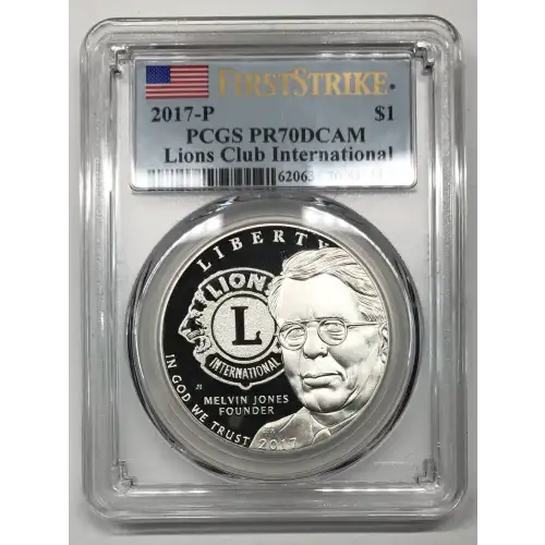 2017-P $1 Lions Club International First Strike, DCAM
