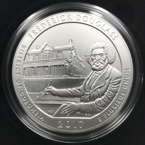 2017-P Frederick Douglass ATB 5 oz Silver Uncirculated Coin  US Mint OGP Box COA (4)
