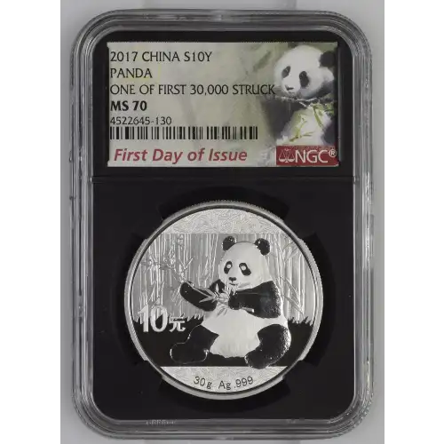 2017 Panda-First Day of Issue One of First 30,000 Struc (2)