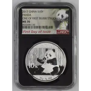 2017 Panda-First Day of Issue One of First 30,000 Struc (2)