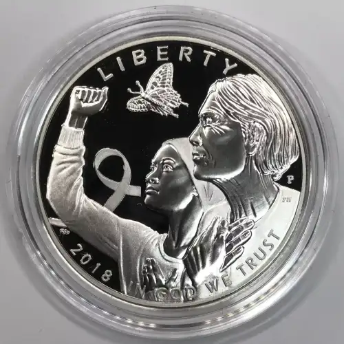 2018-P World War I (WWI) Centennial Proof Silver Dollar w US Mint OGP Box & COA [DUPLICATE for #546400] (3)