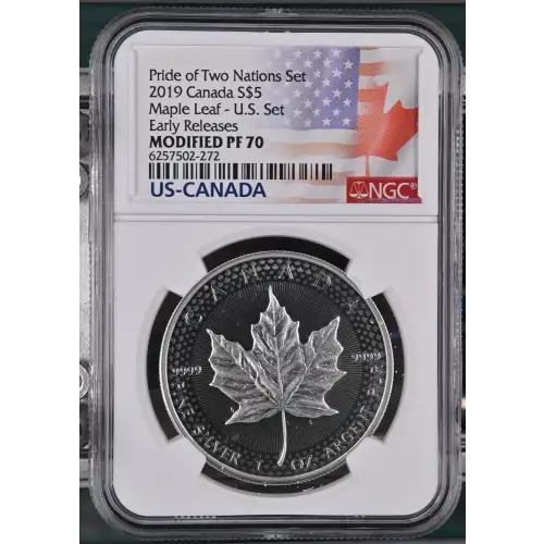 2019 Maple Leaf - U.S. Set Early Releases Pride of Two Nations Set (2)