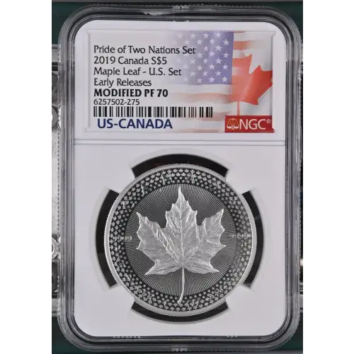 2019 Maple Leaf - U.S. Set Early Releases Pride of Two Nations Set (2)