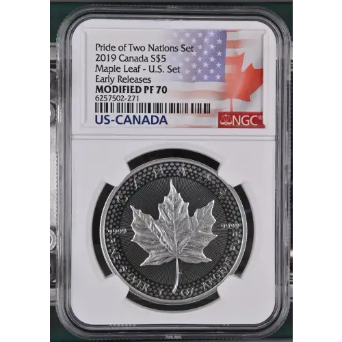 2019 Maple Leaf - U.S. Set Early Releases Pride of Two Nations Set (2)