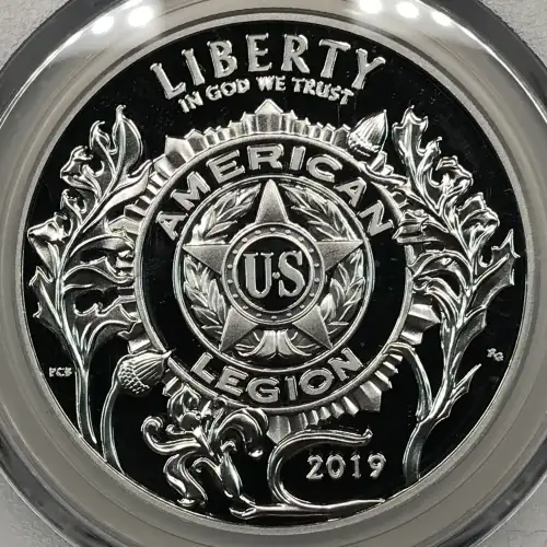 2019-P $1 American Legion 100th Ann 100th Anniversary First Strike, DCAM (3)
