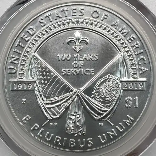 2019-P $1 American Legion 100th Ann First Strike (2)