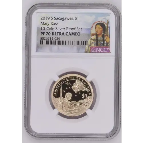 2019 S Mary Ross 10-Coin Silver Proof Set ULTRA CAMEO (2)