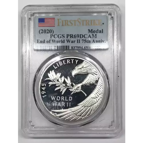 (2020) Medal End of World War II 75th Anniv. First Strike, DCAM (2)