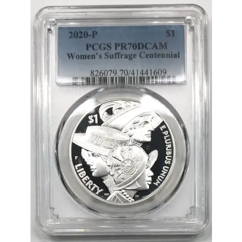 2020-P $1 Women’s Suffrage Centennial, DCAM