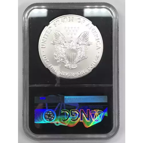 2020 W Burnished Silver Eagle First Day of Issue 