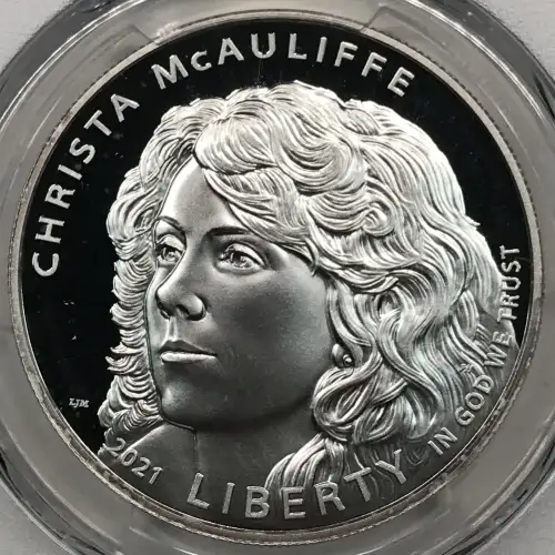 2021-P $1 Christa McAuliffe First Strike, DCAM (2)