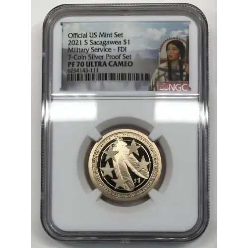 2021 S First Day of Issue 7-Coin Silver Proof Set Official US Mint Set ULTRA CAMEO (2)