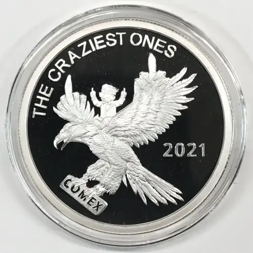 2021 The Craziest Ones Silver Shield 1 oz Proof Silver Coin (2)