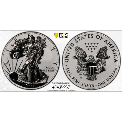 2021-W $1 Silver Eagle Rev PR - Type 1 Designer Edition - First Strike (2)