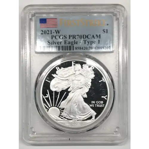 2021-W $1 Silver Eagle - Type 1 First Strike, DCAM (2)