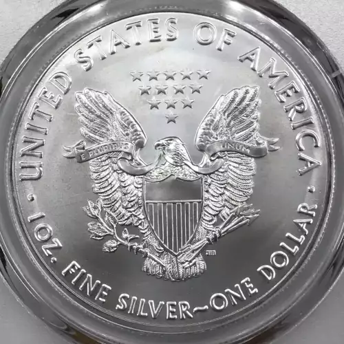 2021-(W) $1 Silver Eagle - Type 1 Struck at West Point First Strike