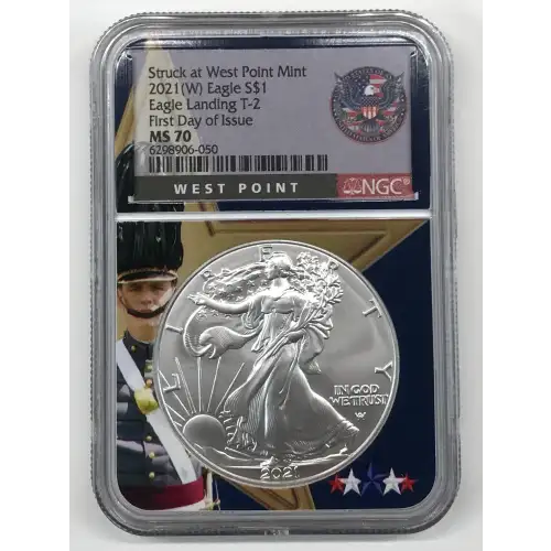 2021(W) Eagle Landing T-2 First Day of Issue Struck at West Point Mint (2)