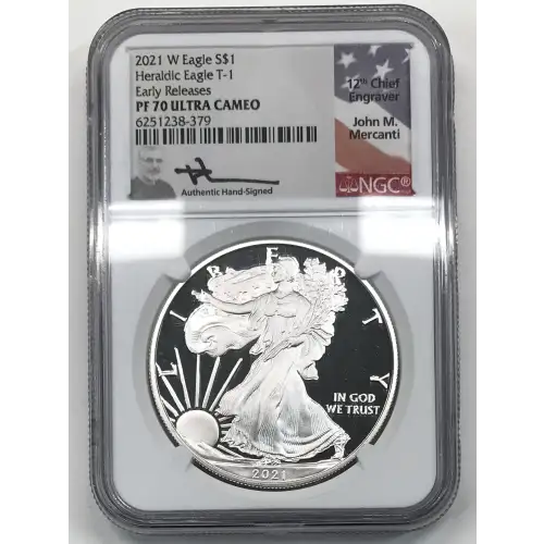 2021 W Heraldic Eagle T-1 Early Releases ULTRA CAMEO