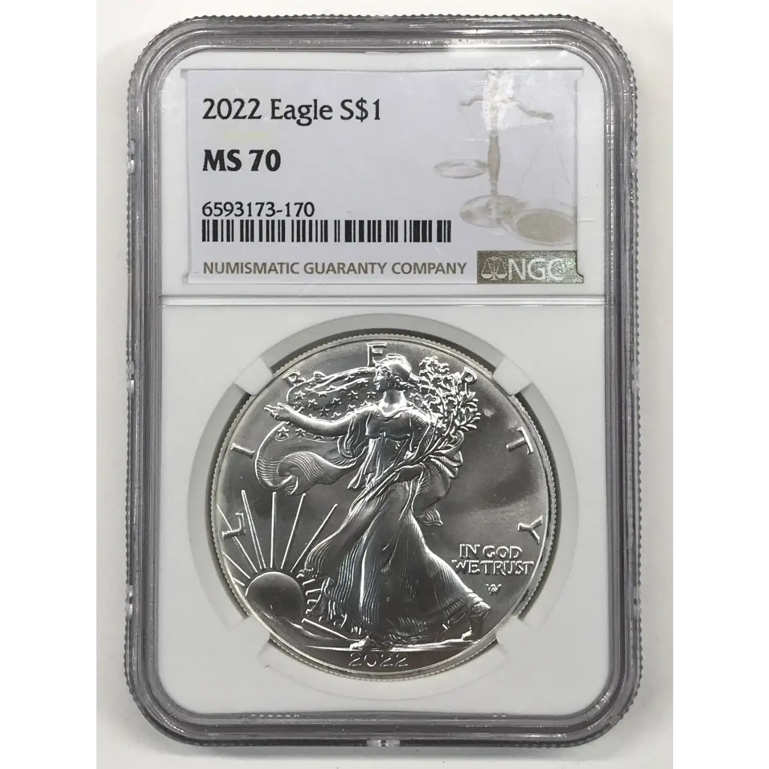 ★激レア★JubileeHead★NGC鑑定/MS62+★1SOV 2022 Silver Eagle NGC MS-70 - Old Pueblo Coin