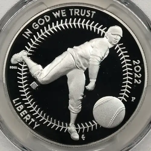 2022-P $1 Negro Leagues Baseball w/100 Privy First Strike, DCAM (2)