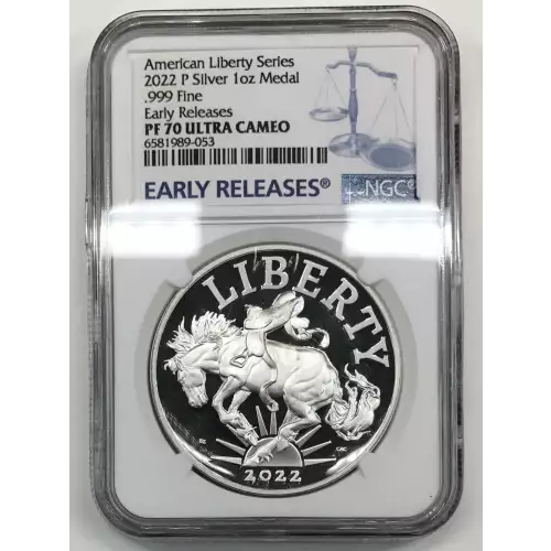 2022 P .999 Fine Early Releases American Liberty Series