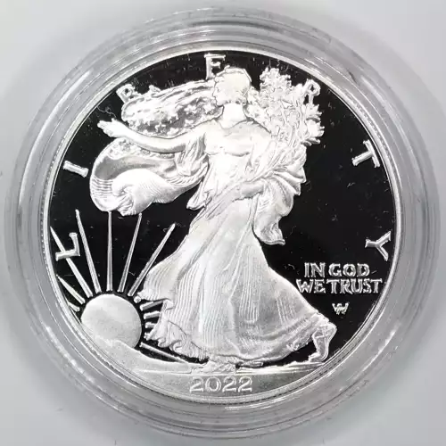 2022-S Proof Silver Eagle w OGP - Box & COA (4)