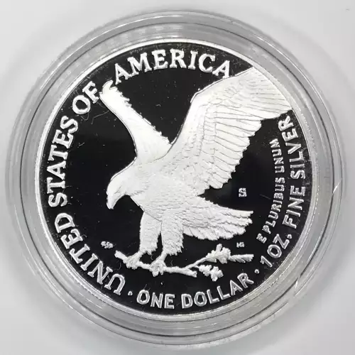 2022-S Proof Silver Eagle w OGP - Box & COA (3)