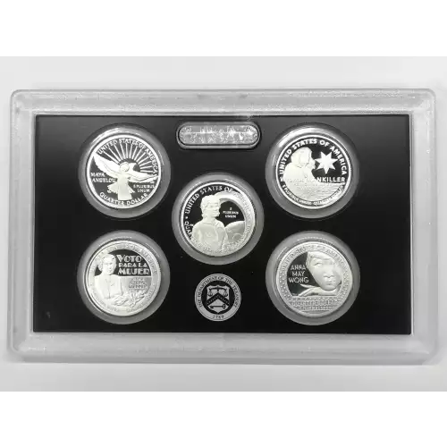 2022-S Silver Quarters Proof Set - American Women - Coins Only