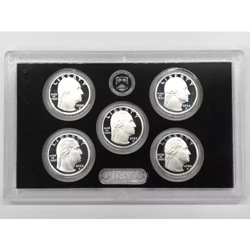 2022-S Silver Quarters Proof Set - American Women - Coins Only (2)