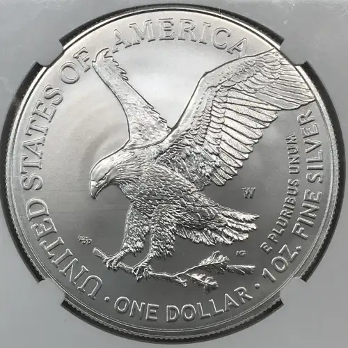 2022 W First Day of Issue Burnished Silver Eagle (3)