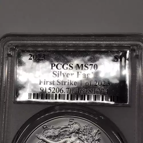 2023 $1 Silver Eagle First Strike 1 of 2023 SILVER FOIL (3)