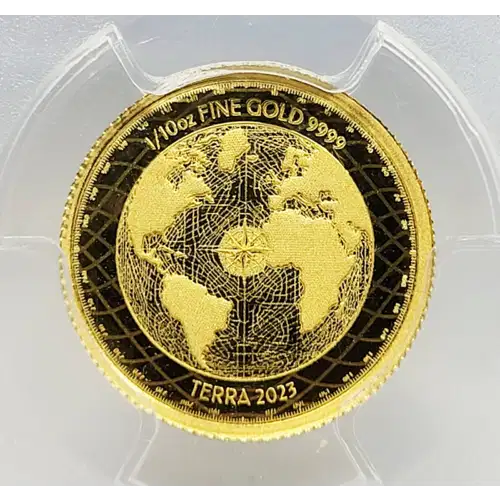 2023 1/10 oz Gold PCGS PL-69 Niue 1/10oz Gold $10 Terra generic