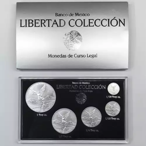 2023 Mexico Silver Libertad 5-Coin Mint Set