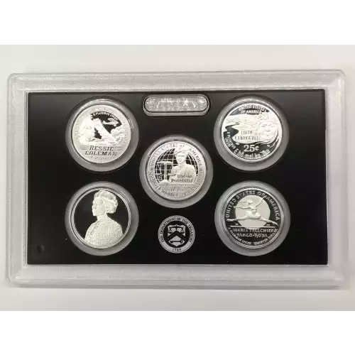 2023-S Silver Quarters Proof Set w US Mint OGP - Box & COA - American Women (5)